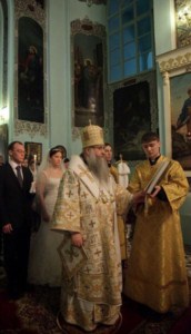 Венчание в Духосошественском кафедральном соборе г. Саратова