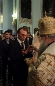 Венчание в Духосошественском кафедральном соборе г. Саратова