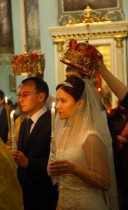 Венчание в Духосошественском кафедральном соборе г. Саратова