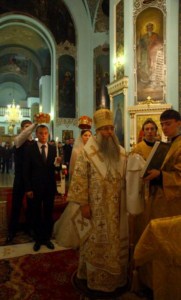 Венчание в Духосошественском кафедральном соборе г. Саратова