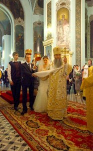 Венчание в Духосошественском кафедральном соборе г. Саратова