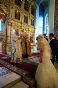 Венчание в Духосошественском кафедральном соборе г. Саратова