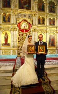 Венчание в Духосошественском кафедральном соборе г. Саратова