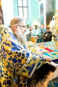 Божественная литургия и панихида в Духосошественском кафедральном соборе г. Саратова