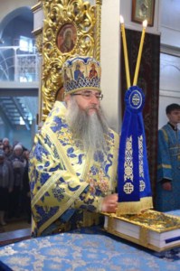 Божественная литургия в храме в честь Всех Святых, в земле Российской просиявших г. Саратова