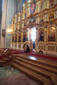 Всенощное бдение в Вознесенском кафедральном соборе г. Кузнецка