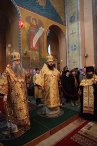 Всенощное бдение в Вознесенском кафедральном соборе г. Кузнецка