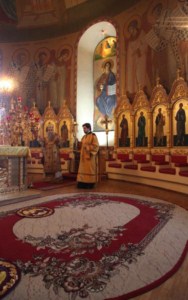 Всенощное бдение в Вознесенском кафедральном соборе г. Кузнецка