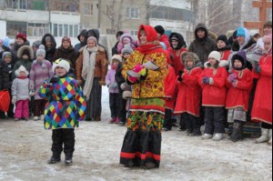 Празднование Масленицы в Георгиевском храме Саратова