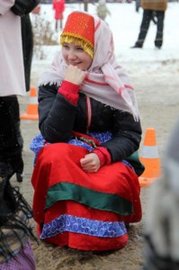 Празднование Масленицы в Георгиевском храме Саратова