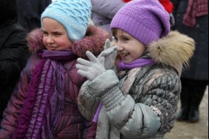 Празднование Масленицы в Георгиевском храме Саратова