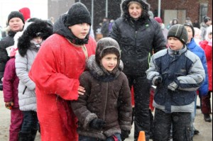 Празднование Масленицы в Георгиевском храме Саратова