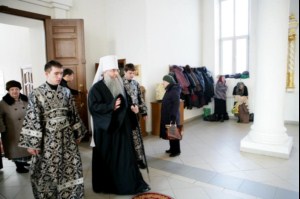 Великое повечерие с чтением покаянного канона преподобного Андрея Критского в Свято-Троицком кафедральном соборе Вольска