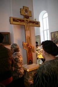 Великое повечерие с чтением покаянного канона преподобного Андрея Критского в Свято-Троицком кафедральном соборе Вольска