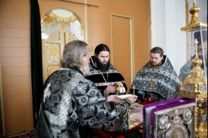 Литургия Преждеосвященных Даров в Свято-Троицком кафедральном соборе Вольска
