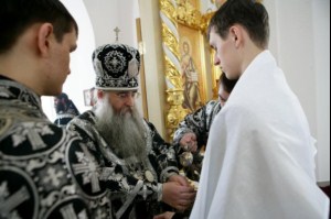 Литургия Преждеосвященных Даров в Свято-Троицком кафедральном соборе Вольска
