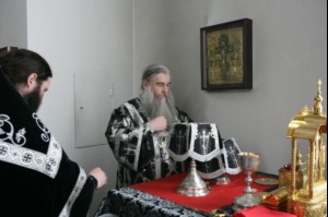 Литургия Преждеосвященных Даров в Свято-Троицком кафедральном соборе Вольска
