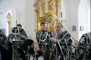 Литургия Преждеосвященных Даров в Свято-Троицком кафедральном соборе Вольска