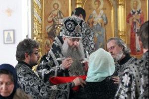 Литургия Преждеосвященных Даров в Свято-Троицком кафедральном соборе Вольска