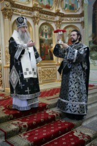 Литургия Преждеосвященных Даров в храме в честь Покрова Пресвятой Богородицы Саратова