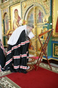 Литургия Преждеосвященных Даров в Свято-Никольском мужском монастыре Саратова