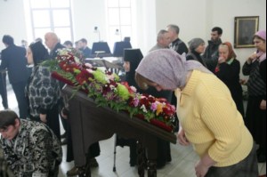 Литургия Преждеосвященных Даров в Свято-Никольском мужском монастыре Саратова