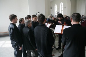 Литургия Преждеосвященных Даров в Свято-Никольском мужском монастыре Саратова