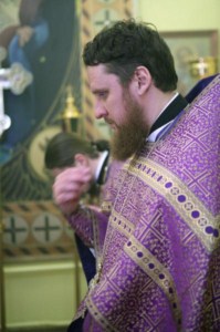 Божественная литургия в храме во имя святых мучениц Веры, Надежды, Любови и матери их Софии п. Светлый Татищевского района