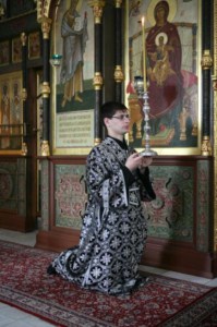 Литургия Преждеосвященных Даров в храме в честь иконы Божией Матери «Утоли моя печали» Саратова