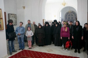 Литургия Преждеосвященных Даров в Свято-Алексиевском женском монастыре Саратова
