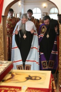 Божественная литургия в Спасо-Преображенском храме Балашова