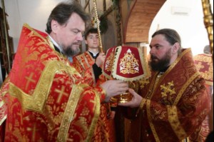 Божественная литургия в Спасо-Преображенском храме Балашова