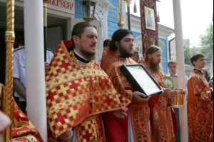 Божественная литургия в Спасо-Преображенском храме Балашова