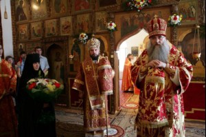 Божественная литургия в Спасо-Преображенском храме Балашова