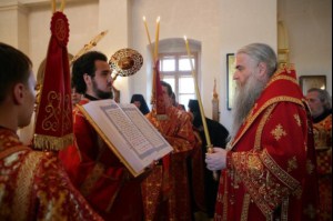 Всенощное бдение в Свято-Никольском женском монастыре поселка Монастырский