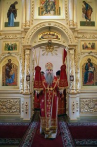Всенощное бдение в Свято-Никольском женском монастыре поселка Монастырский