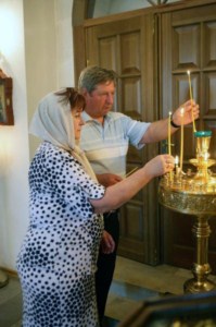 Всенощное бдение в Свято-Никольском женском монастыре поселка Монастырский