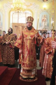 Всенощное бдение в храме в честь Покрова Пресвятой Богородицы г.Саратова