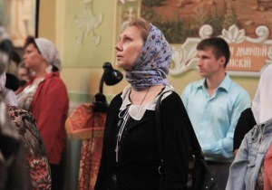Всенощное бдение в храме в честь Покрова Пресвятой Богородицы г.Саратова