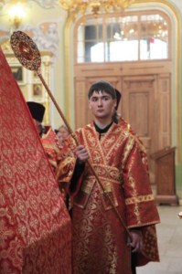 Всенощное бдение в храме в честь Покрова Пресвятой Богородицы г.Саратова
