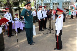 Последний звонок в кадетской школе
