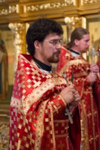 Крещальная Литургия в Свято-Троицком соборе Саратова