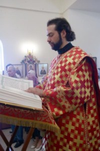 Божественная литургия в храме в честь Владимирской иконы Божией Матери с. Багаевка Саратовского района