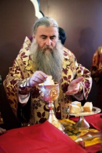 Божественная литургия в храме в честь Владимирской иконы Божией Матери с. Багаевка Саратовского района