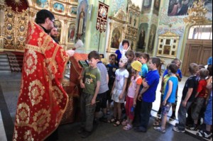 Заезд первой смены лагеря "Солнечный"