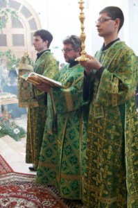 Божественная литургия в Свято-Алексиевском женском монастыре г. Саратова