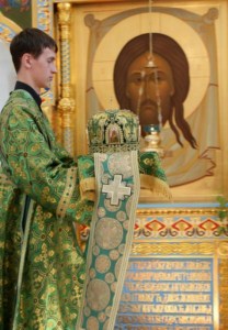 Божественная литургия в Свято-Алексиевском женском монастыре г. Саратова