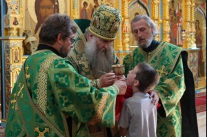 Божественная литургия в Свято-Алексиевском женском монастыре г. Саратова
