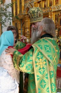 Божественная литургия в Свято-Алексиевском женском монастыре г. Саратова