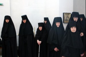 Божественная литургия в Свято-Алексиевском женском монастыре г. Саратова